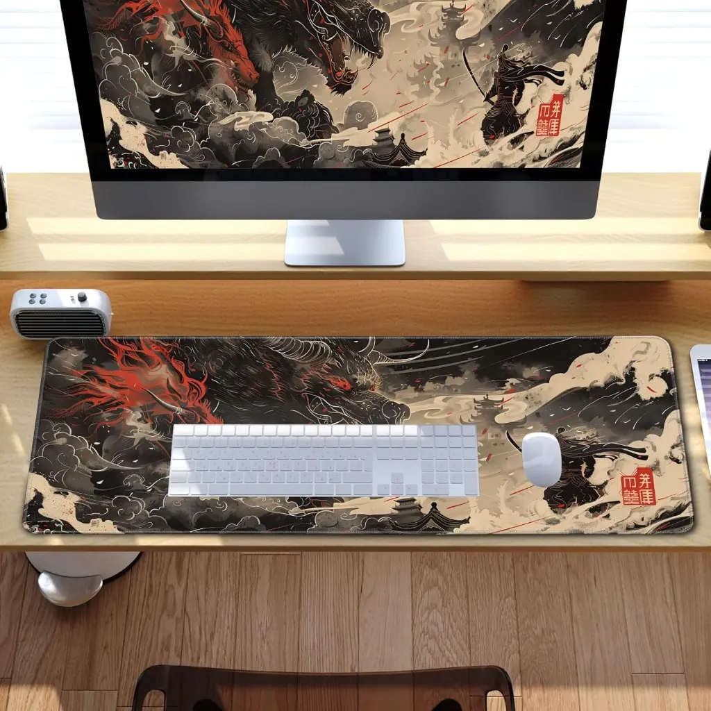 Samurai House Mouse Pad & Desk Mat – 700×300×2 mm
