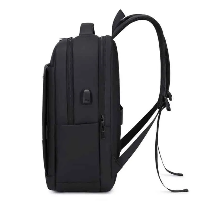 Rahala 901 Laptop Backpack, 15.6-Inch, Water-Resistant, Black