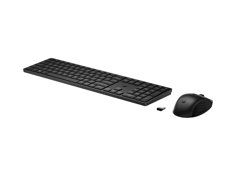 HP 655 Wireless Keyboard & Mouse Combo – Full-Size 3-Zone, 2.4 GHz, Multi-Surface Mouse