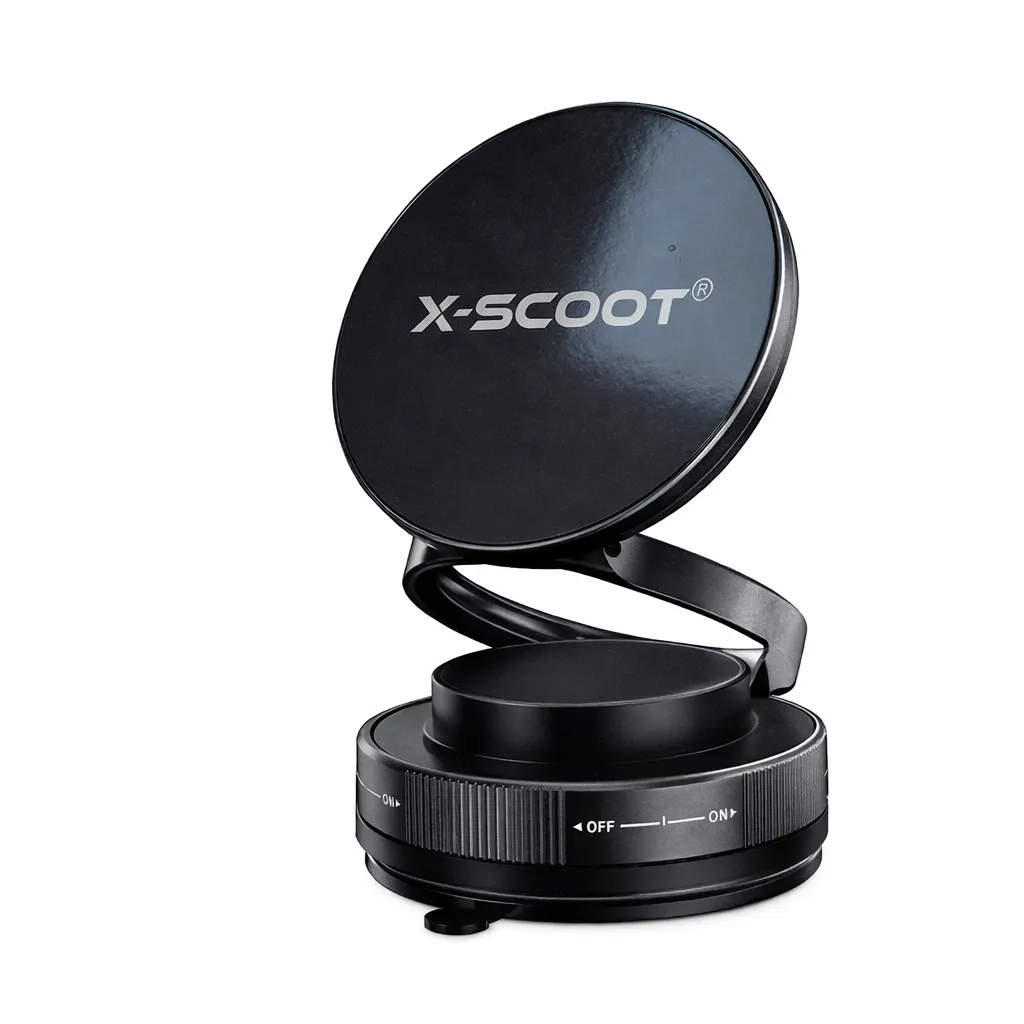 X-Scoot XS-812 Magnetic Car Phone Holder, Suction Cup, 360° Rotation, Foldable