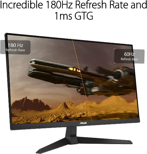ASUS TUF Gaming VG249Q3A Monitor, 23.8 inch viewable, 1920 × 1080 FHD, 180 Hz