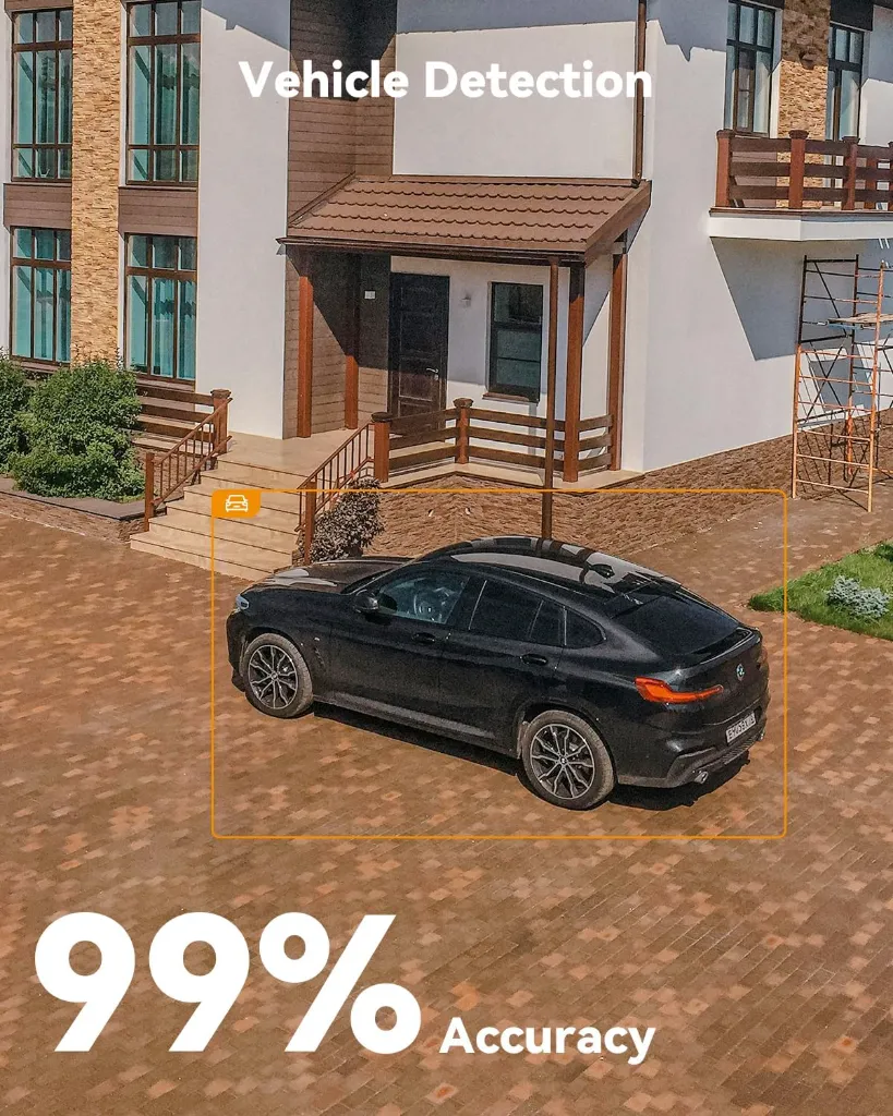 كاميرا Imou Cruiser Dual خارجية 3MP+3MP بعدستين ومتحركة Pan-Tilt عبر Wi-Fi - كشف ذكي للأشخاص والمركبات - رؤية ليلية ملونة - أبيض