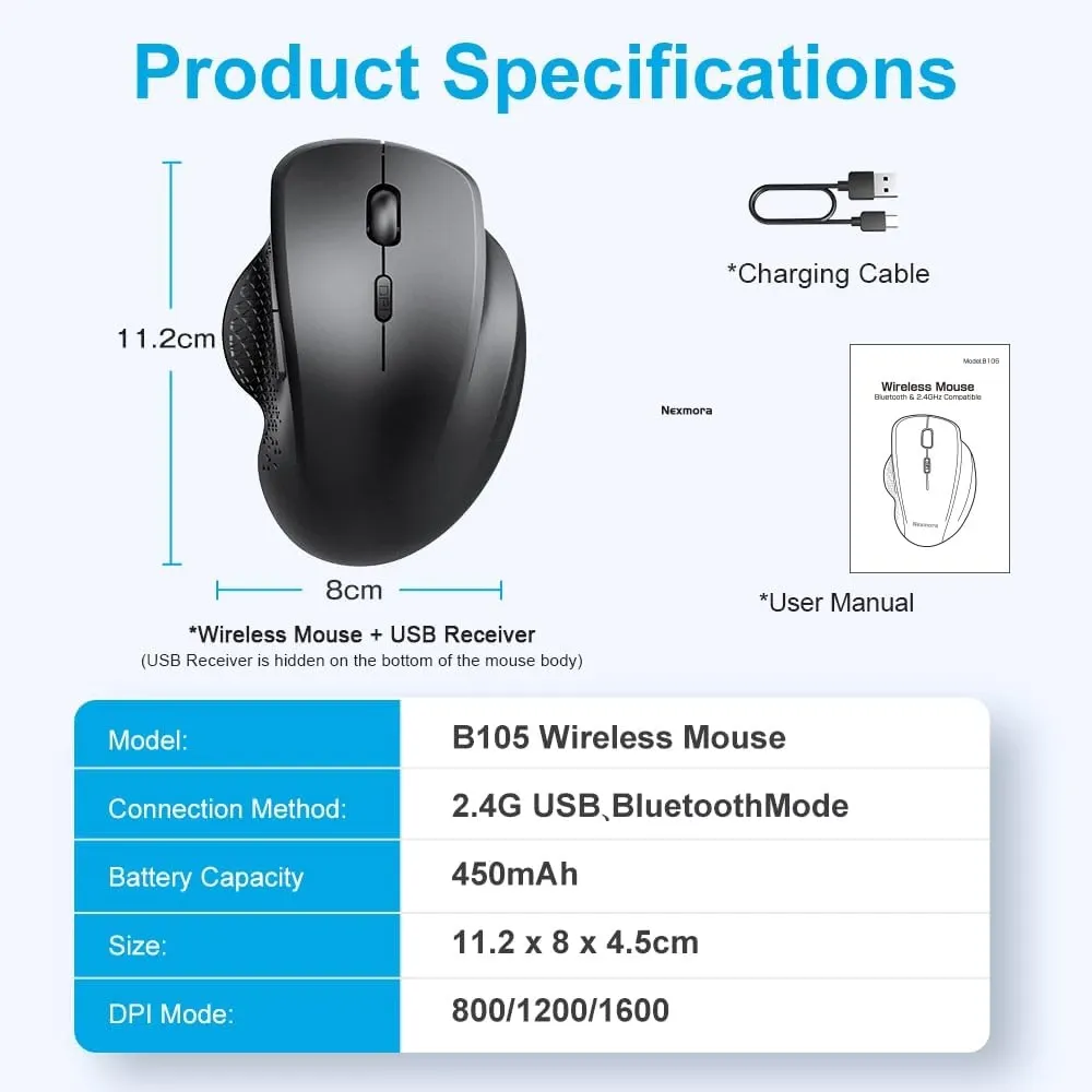 JERTECH-ELITE-W500-Dual-Mode-Wireless-Bluetooth-Gaming-Mouse-2400-DPI-Polling-Rate-1000Hz-Silent-Clicks-6.webp