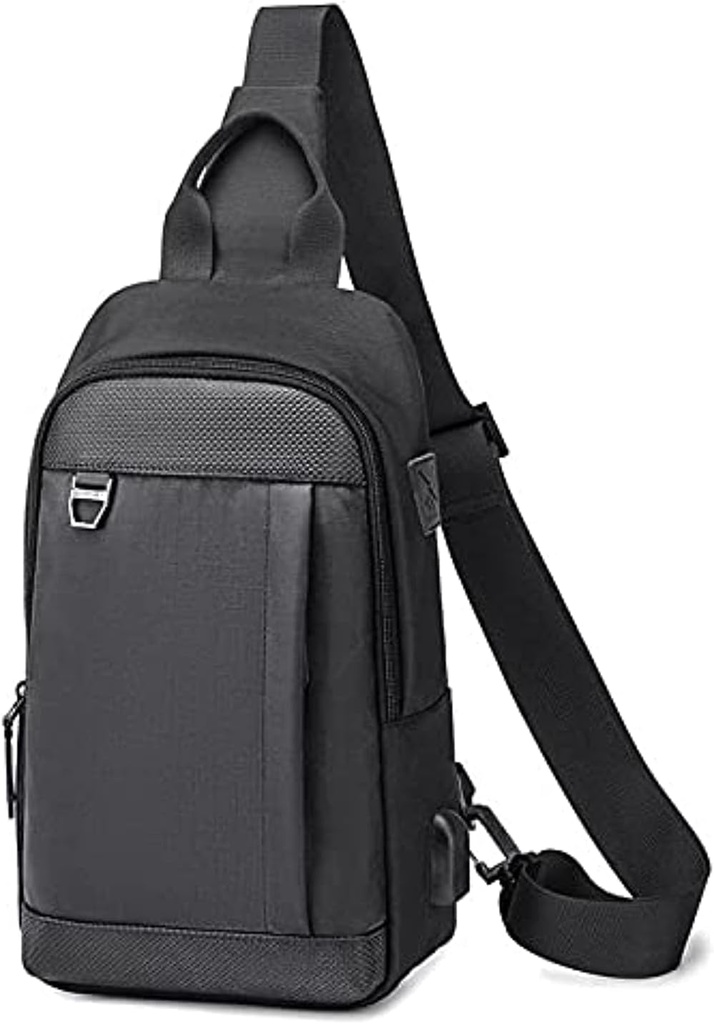 Golden Wolf GXB00124 Crossbody Chest One Shoulder Waterproof Backpack Bag With USB