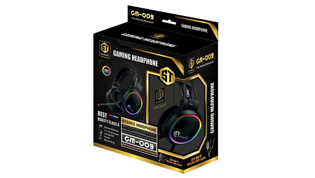 ST-Standard GM-009 Stereo Gaming Headset 7.1 Surround Sound