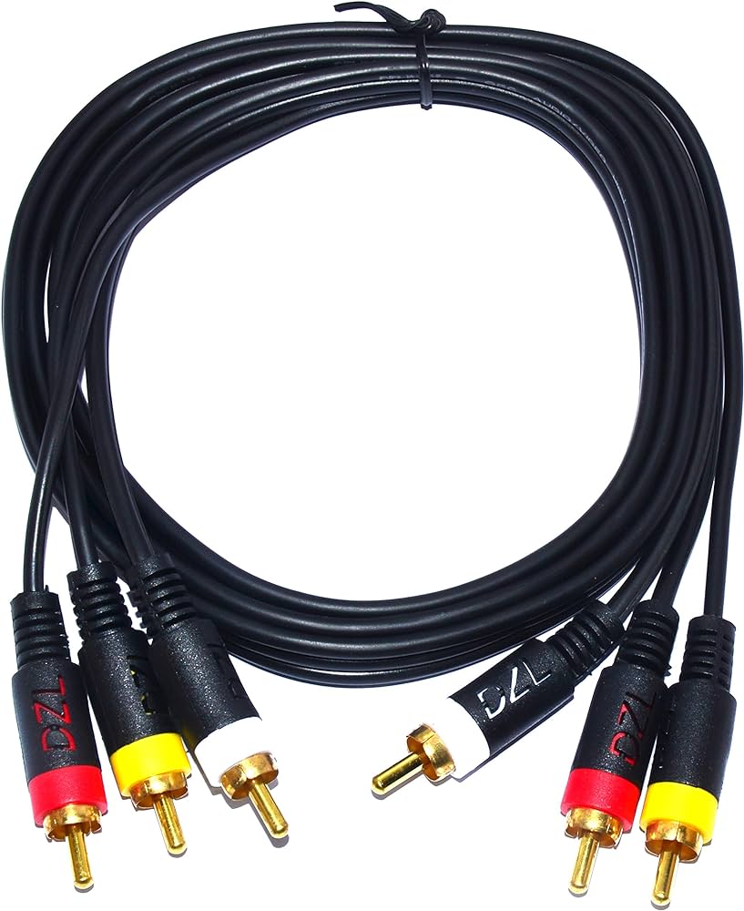 Audio 1.5m Video Cable 3*3 - Multi Color