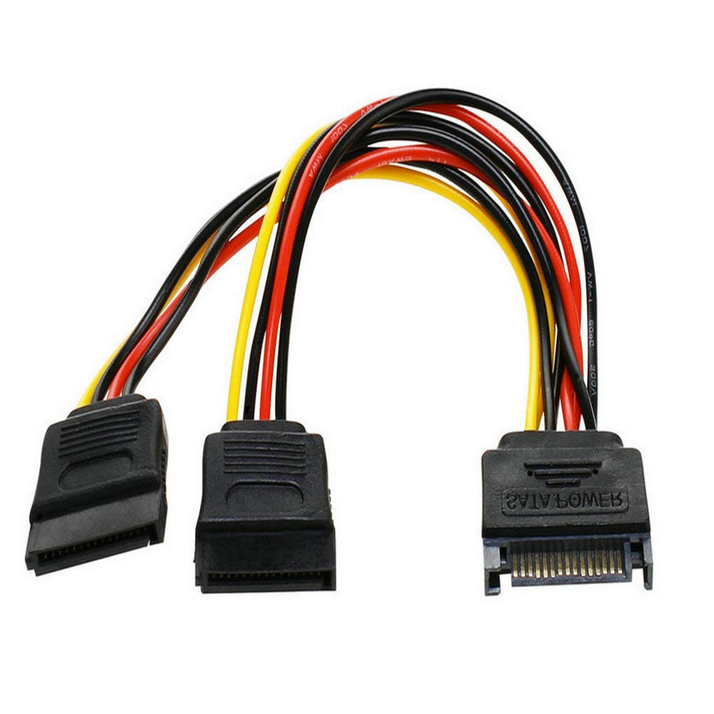  Power Cable Sata to 2 Sata 