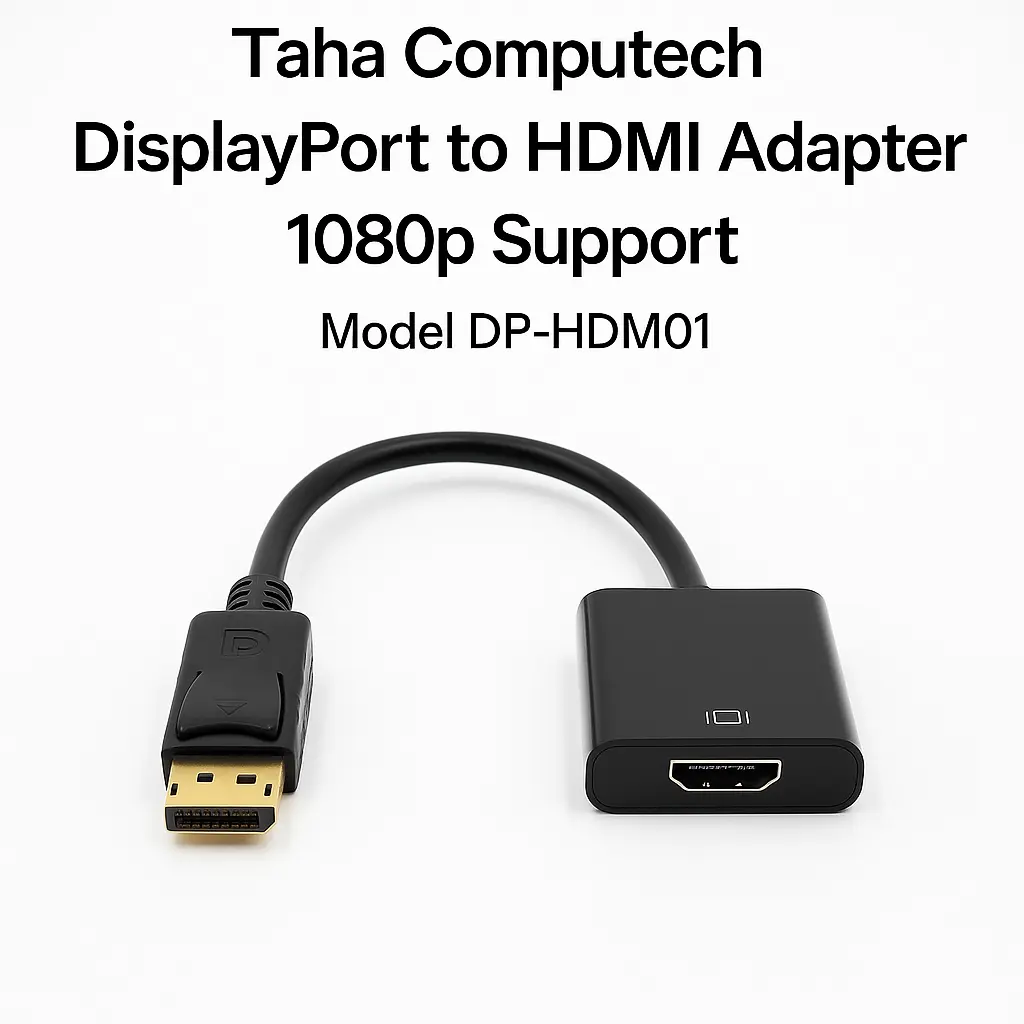 [DP to HDMI-1080] DisplayPort to HDMI Adapter | 1080p 