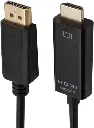 Display port to hdmi cable 1.5m-Dp Male to Hdmi Male cable 1.5m -black