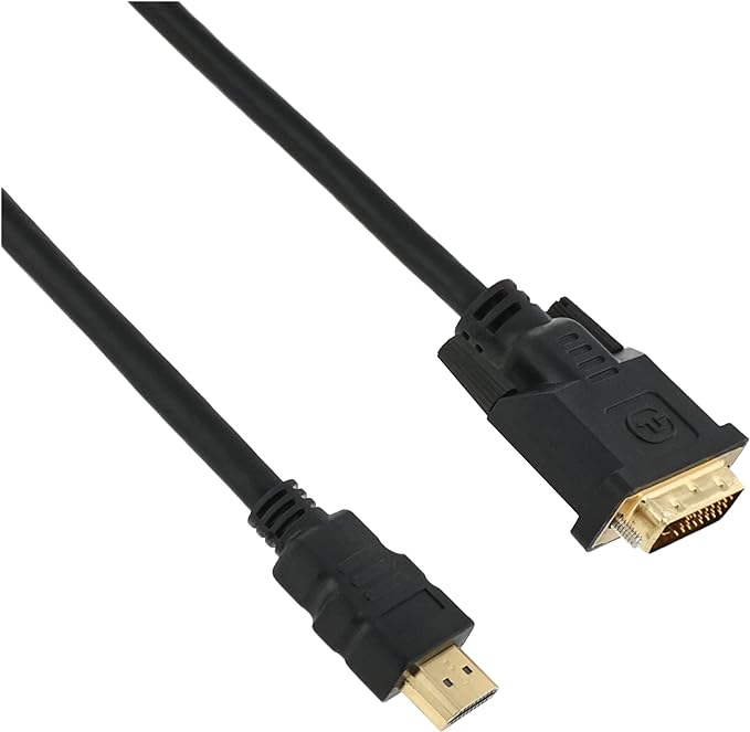 HDMI to DVI-D Cable – 1.5m – Gold-Plated – Full HD 1080p