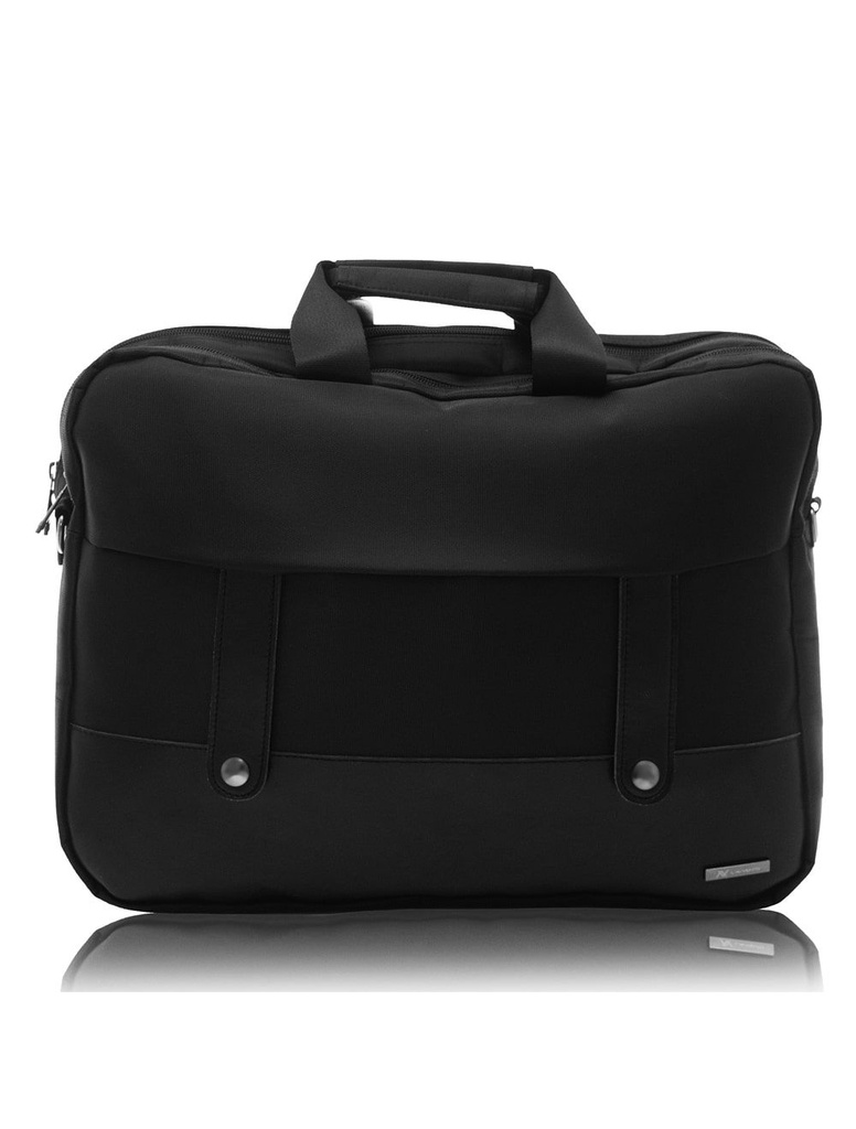 [BG733] L'AVVENTO BG733 Office Double Laptop Shoulder Bag - Up to 15.6" - Black