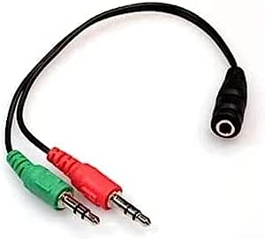 [1سلك سماعه] CABLE AUDIO 3.5MM TO 2 3.5MM FEMALE