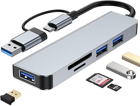  HUB 5 IN 1 TYPE C -
UC920S WITH LAN GIGABIT