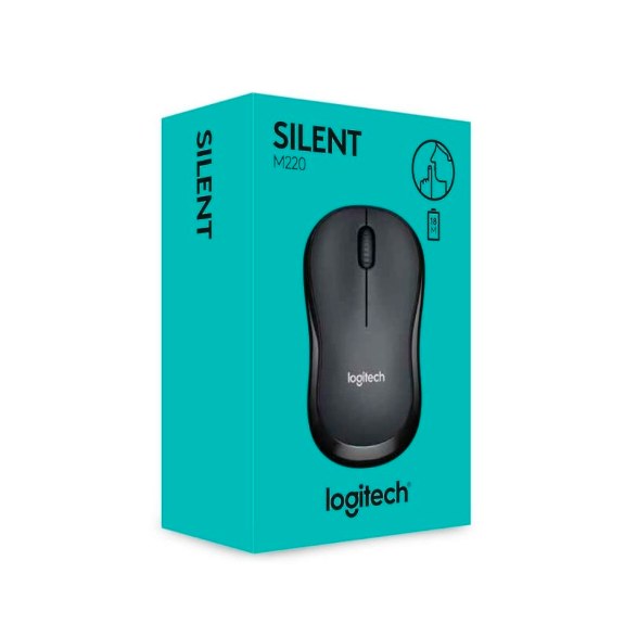 Mouse Logitech M220 Silent Wireless Gray