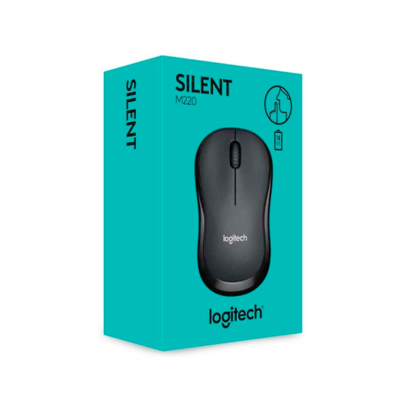 Mouse Logitech M220 Silent Wireless Gray
