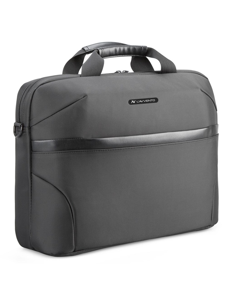 [BG704] L'AVVENTO (BG704) Laptop Shoulder Bag fits up to 15.6" - Black