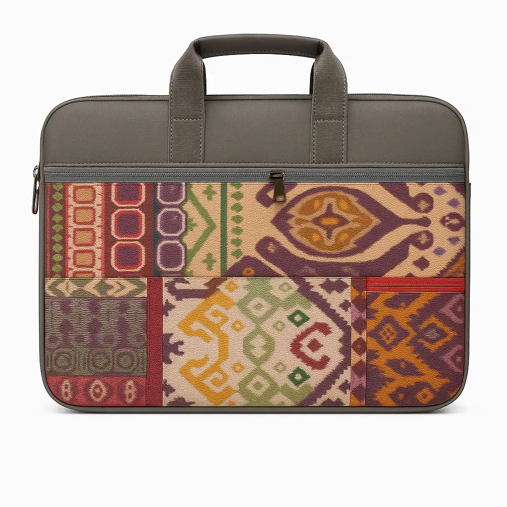 Digital Toch DTG-101 Handled Laptop Sleeve 15.6 inch (Taupe Mosaic)