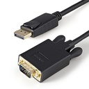 DisplayPort to VGA Cable – 1.8m – Black
