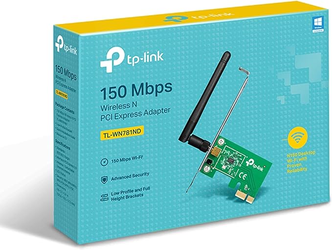 TP-Link TL-WN781ND 150 Mbps Wireless N PCIe Adapter