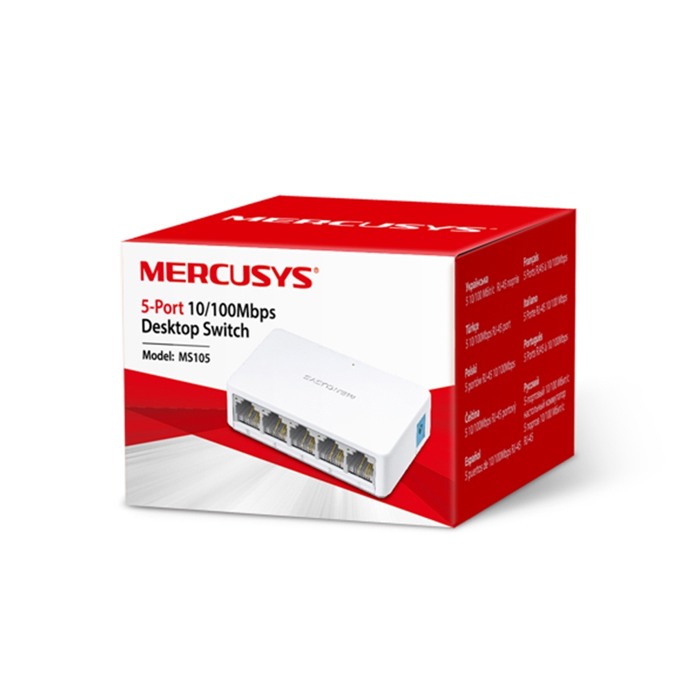 [MS105] MS105 | 5-Port 10/100Mbps Desktop Switch