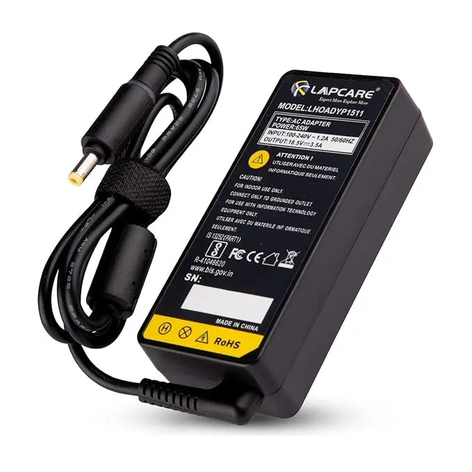 HP Laptop Charger 18.5V-3.5A (4.8mm x 1.7mm)
