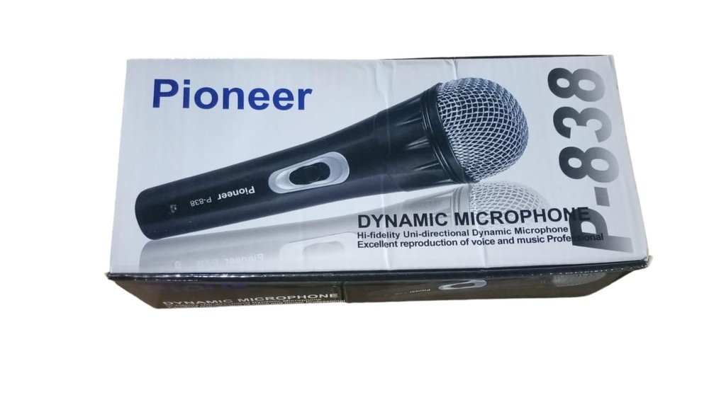  pioneer Portable Wired Dynamic Microphone with Cable Pioneer - p - 838 v3