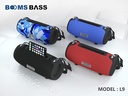 BoomsBass Wireless Portable Bluetooth Speaker with Large Battery, Built in Mic & HD Surround Sound with Deep Bass Also Support USB, SD Card, AUX, FM & Call Function for Android & iOS (L9)