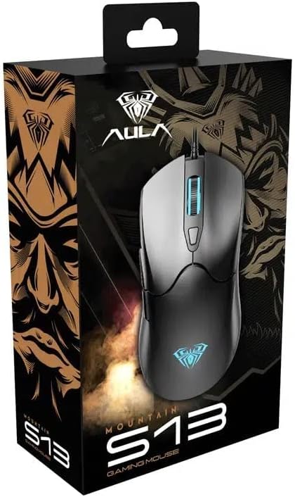 Mouse Aula S13 Gaming 3600 DPI Wired Backlit