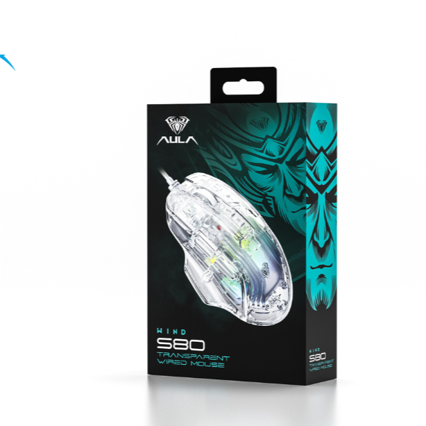 Mouse Aula S80 Programmable 7200 Gaming Wired Rainbow
