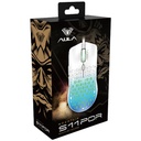 AULA S11pro Honeycomb Design Colorful Light 1200-1800-2400-3600DPI Gaming Mice with 6 keys for Gamer