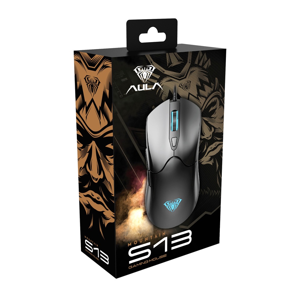 Mouse Aula S12 Breathing Gaming Wired Backlit