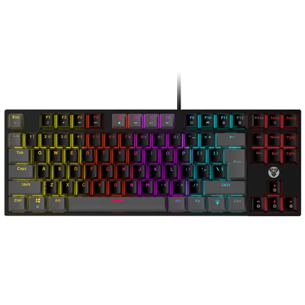 Keyboard Fantech Atom MK876 Gaming TKL Red Black