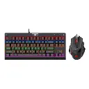 Keyboard & Mouse Combo Redragon K568R-BA M609 Gaming Mechanical Rainbow Blue