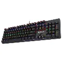 Redragon K608 Valheim Mechanical Gaming Keyboard, Tactile and Clicky Blue Switch, 104 Keys, LED Rainbow Backlit, Wired Keyboard, Full-Key Rollover, Ergonomic Keyboard, for Office and Gaming