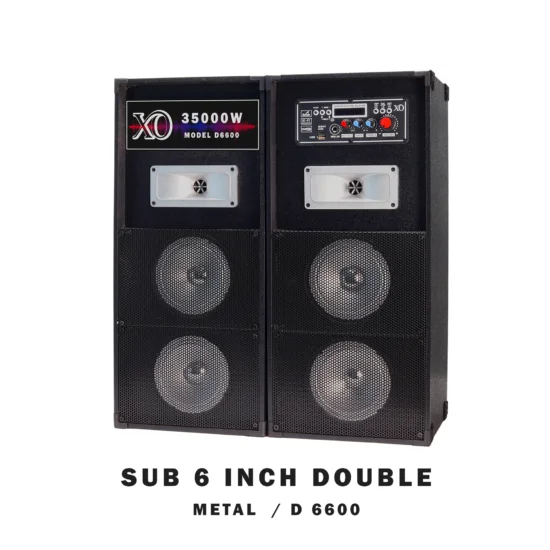 Subwoofer XO 6 inch Double.2 D 6600