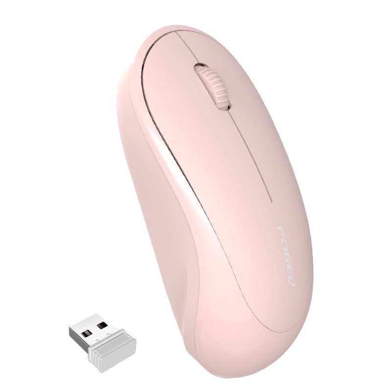 Mouse Forev FV-185 Range 1600 DPI 10m Wireless 2.4G Pink