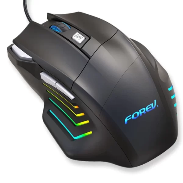 Mouse Forev FV-X7 Lighted 3200 DPI Mechanical Gaming Wired RGB