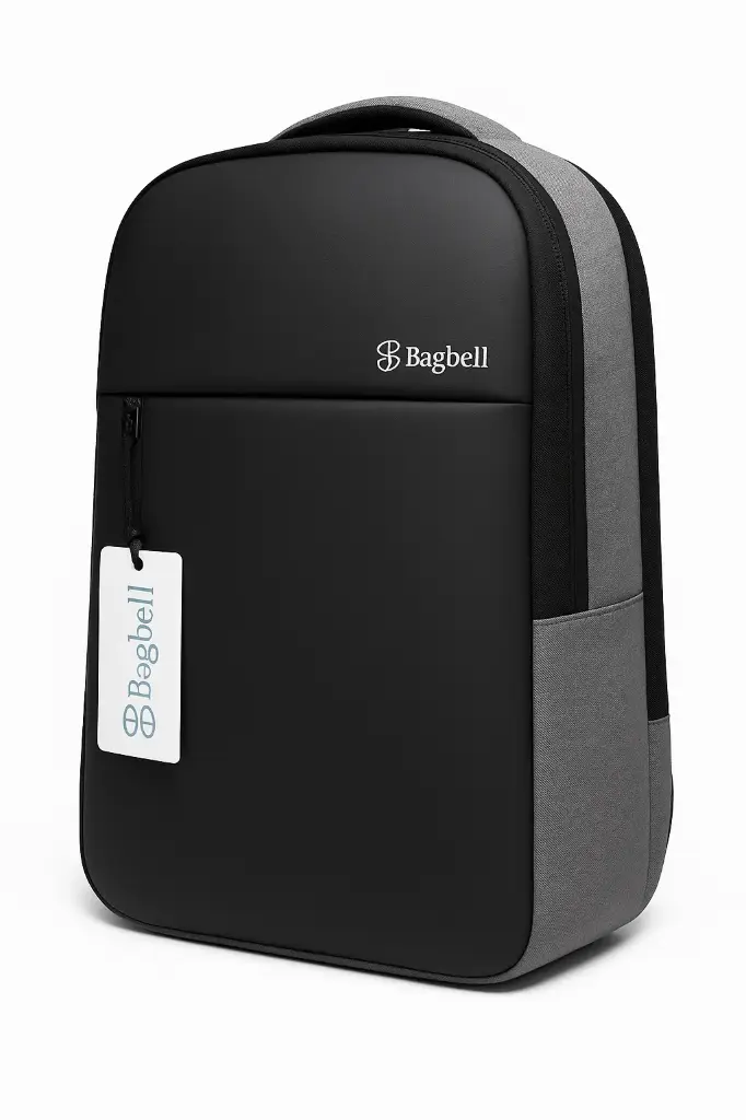 Bagbell B201815.6-Inch Casual Business Large Capacity -Multi-Pockets USB Backpack Bag Gray 