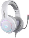 Redragon H270 RGB Gaming Headset with Microphone, Wired, Compatible with Xbox One, Nintendo Switch, PS4, PS5, PC, Laptops and Nintendo Switch (White)