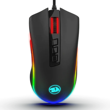 Redragon M711 COBRA Gaming Mouse with 16.8 Million RGB Color Backlit, 10,000 DPI Adjustable, Comfortable Grip, 7 Programmable Buttons