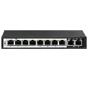 مبدّل D-Link DES-F1010P-E/B PoE بعشرة منافذ Fast Ethernet