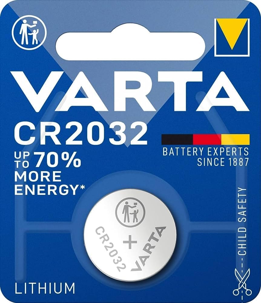 VARTA Battery For Electronics CR2032 3V Lithium Battery