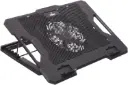 Gamma GT-89 Laptop Cooling Fan, 1 Fan, Supports Up to 17 Inch Laptop, LED Light, Black