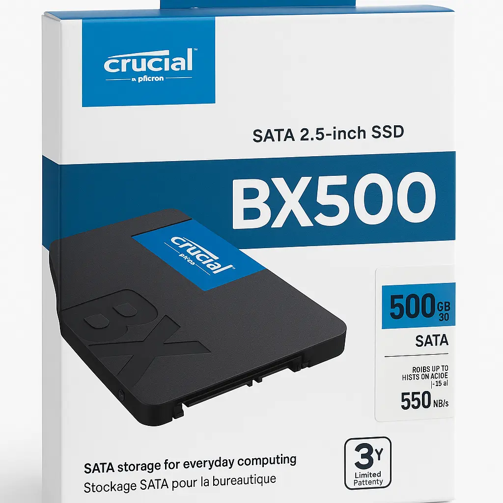 Crucial_SSD Storage-SATA 3-2.5"BX500-500GB