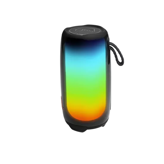 Pulse 5 Portable Bluetooth Speaker With LED Light | TF reader | USB | AUX Line in | Black