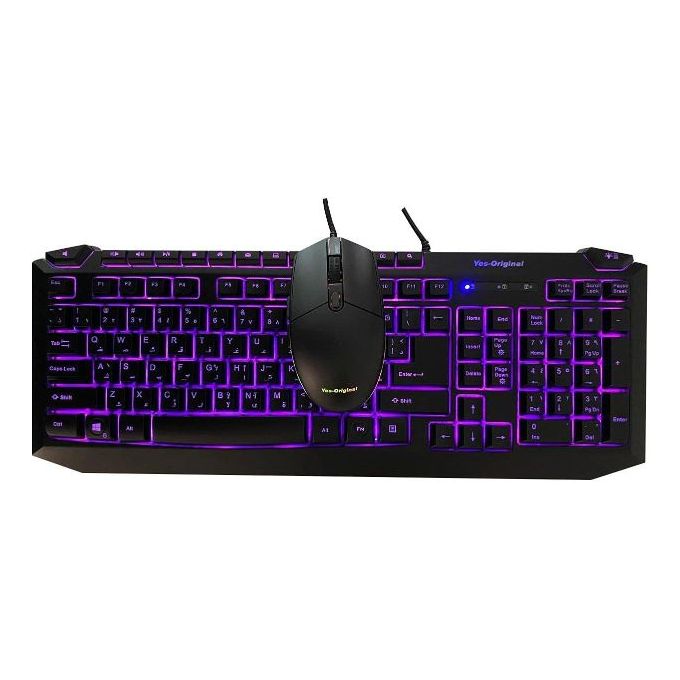 Keyboard & Mouse Combo Yes Original GX3363 GX63 Gaming Black