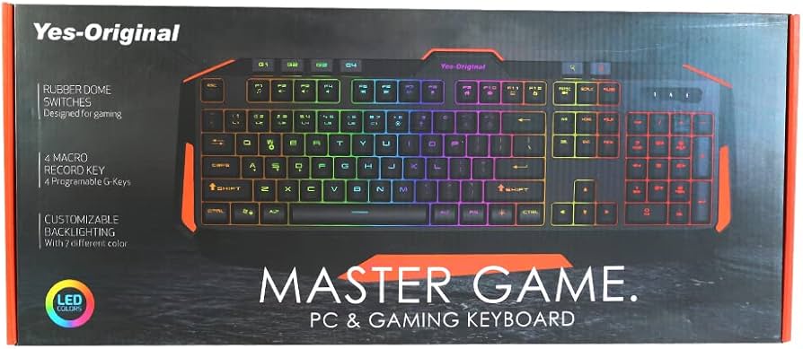 Keyboard Yes Original GX600 Gaming Black
