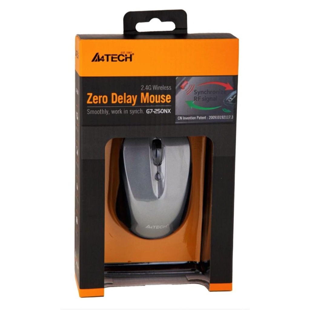 Mouse A4Tech G7-250NX-BLACK Wireless