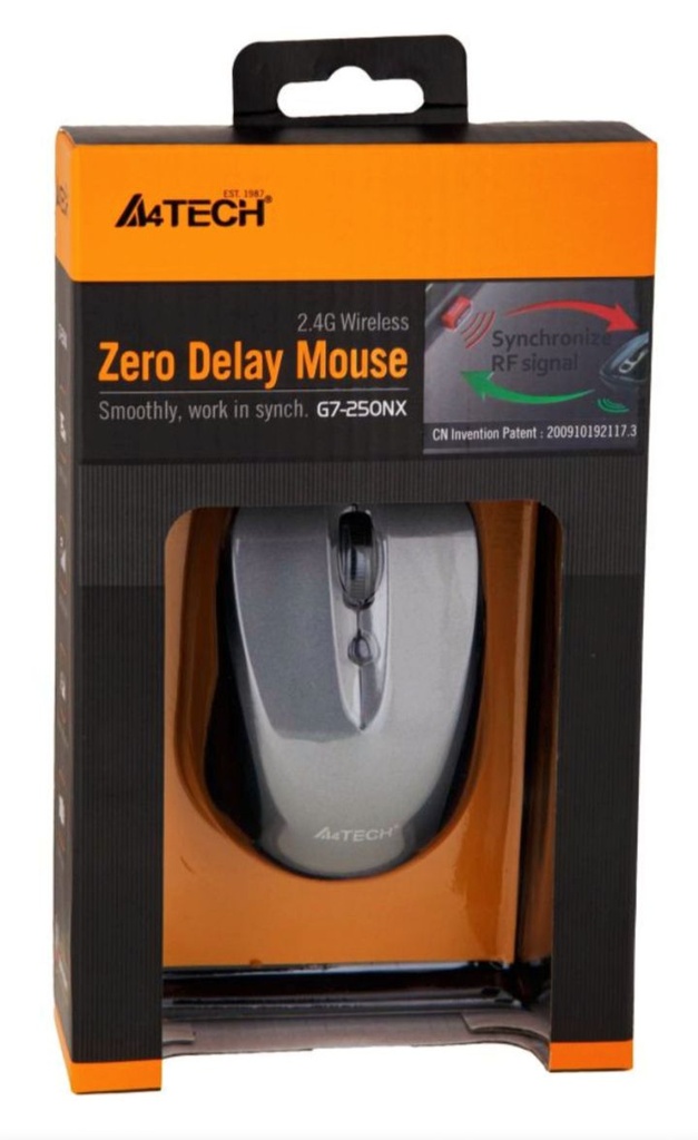 Mouse A4Tech G7-250NX-BLACK Wireless