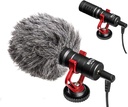 Boya BY-MM1 Compact On-Camera Video Microphone Youtube Vlogging Recording Mic for iPhone Huawei Smartphone DJI Osmo Canon DSLR